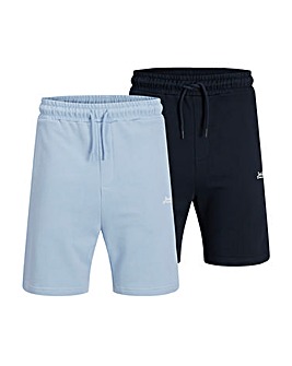 Jack & Jones Beau Sweat Shorts 2 Pack - Multi